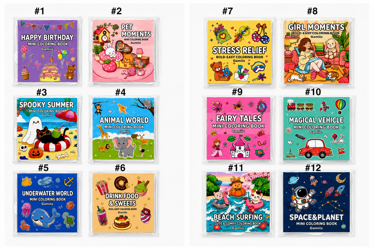 Mini Libros para Colorear
