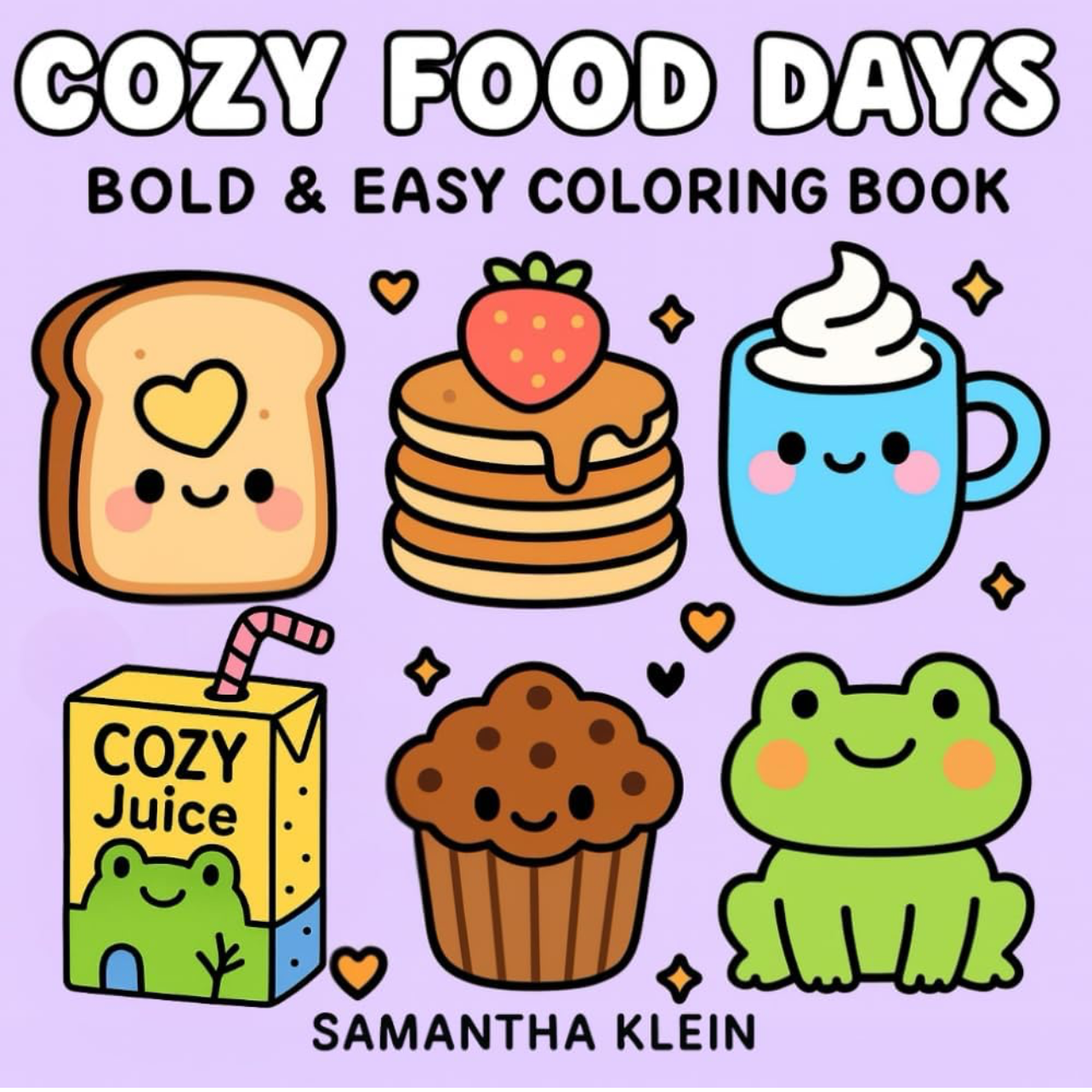 Cozy Food Days | Bold & Easy Coloring Book