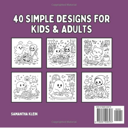 Spooky Pals | Cozy & Cute Coloring Book