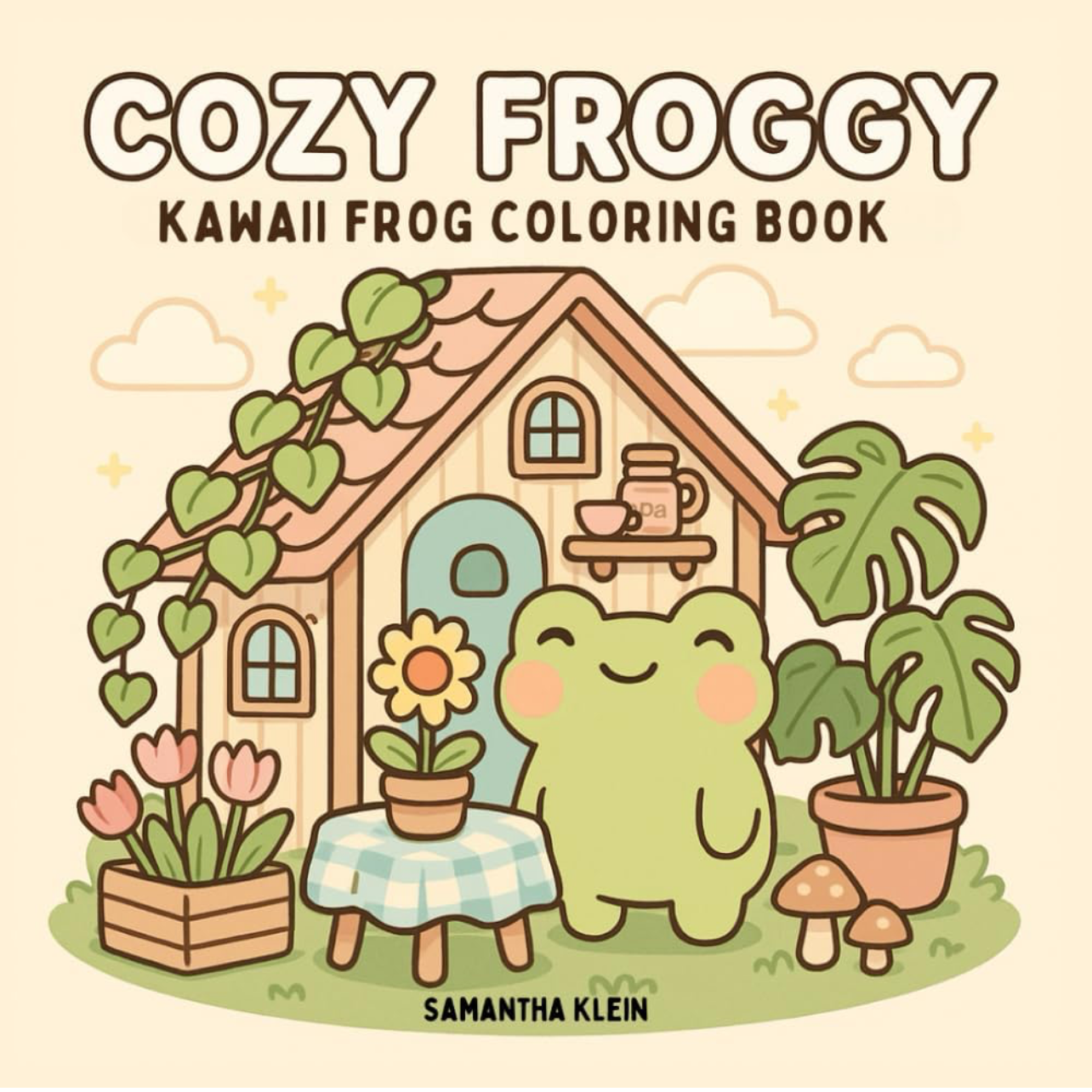 Cozy Froggy | Kawaii Frog Coloring Book