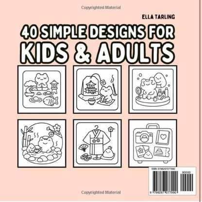 Japan Mood | A Self-Care Coloring Book