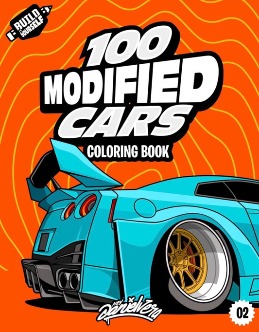 100 Modified Cars | Coloring Book