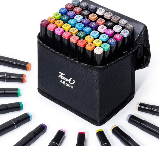 Marcadores de Alcohol Touch – 48 Colores