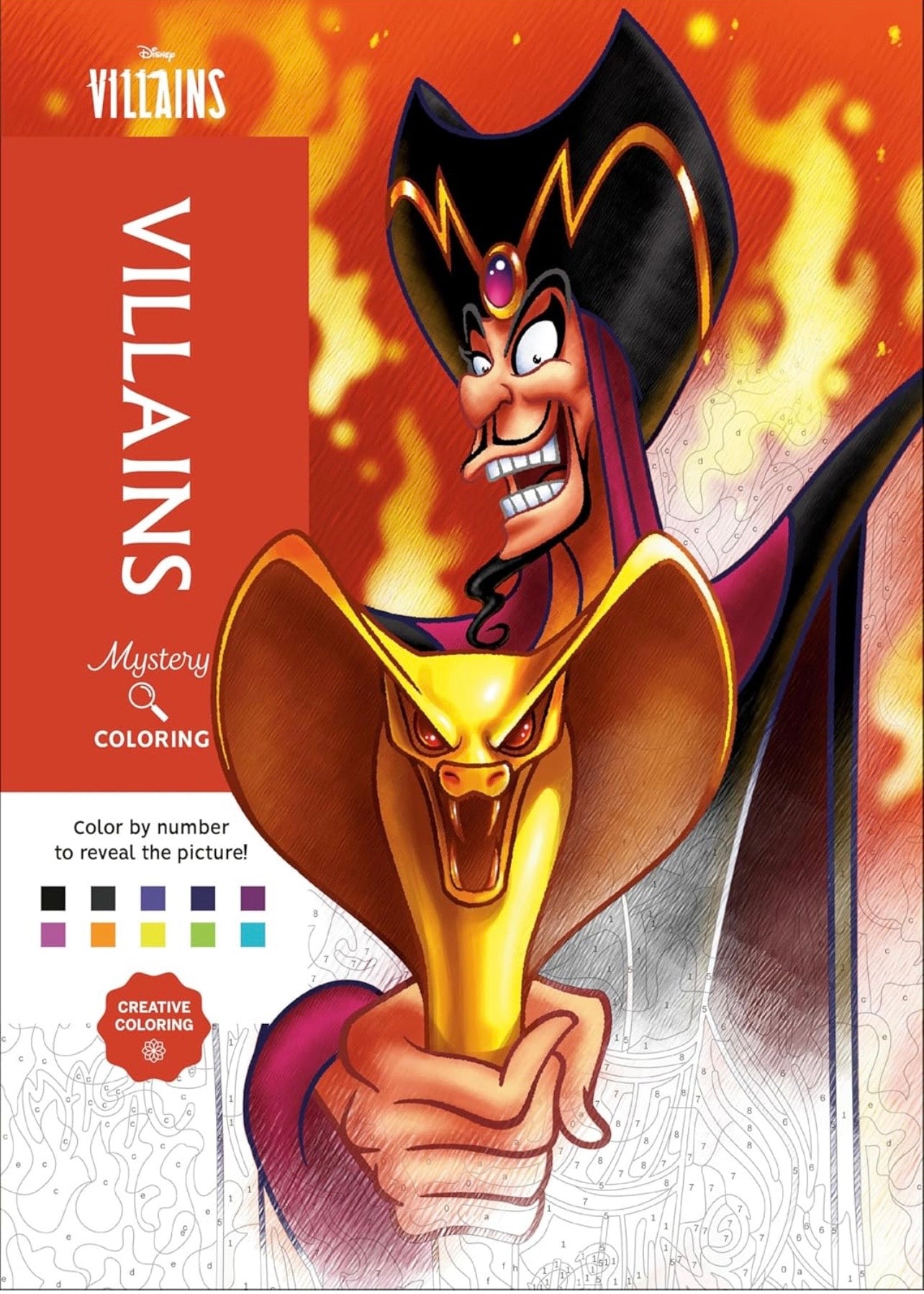 Villains | Disney Mystery Coloring
Book