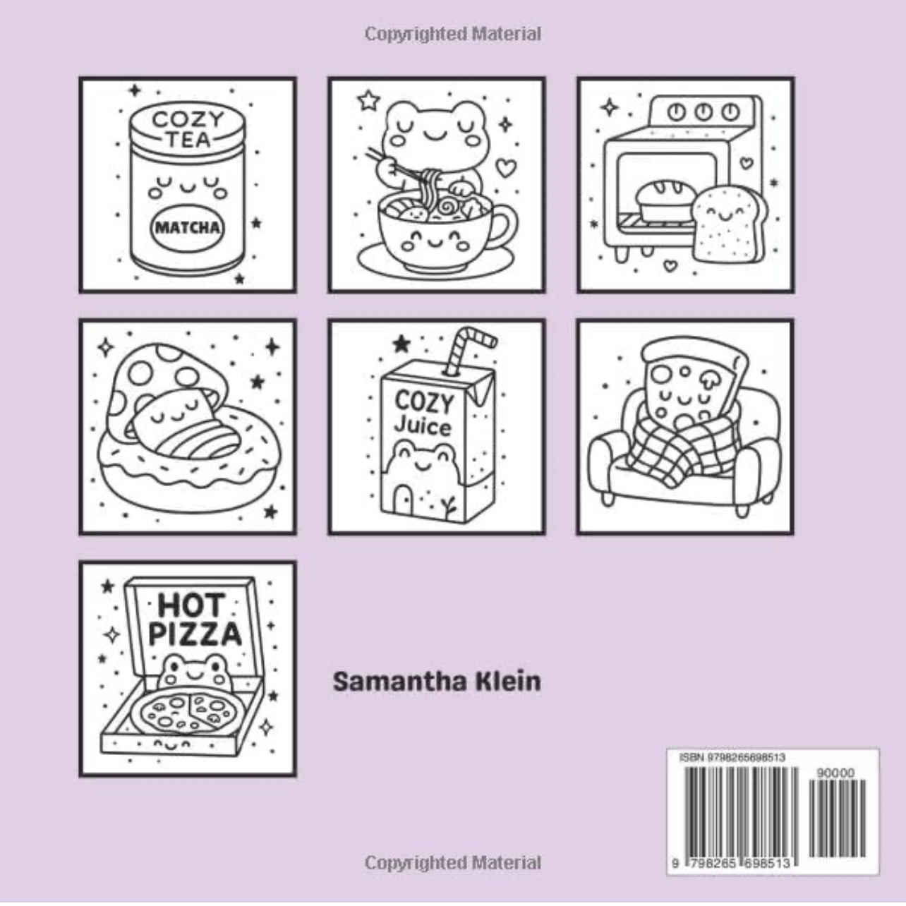 Cozy Food Days | Bold & Easy Coloring Book