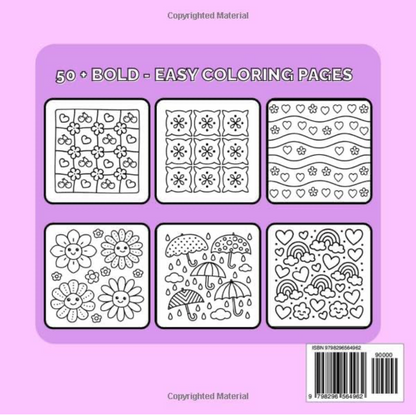 Comfy Patterns | Bold-Easy Coloring Book