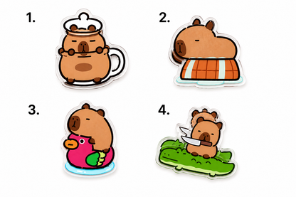 Capybara Memo Clips