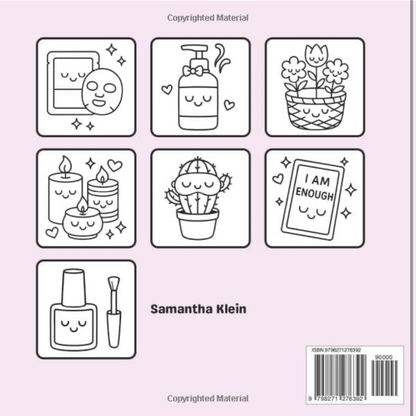 Gua Sha Girl | Self Care Coloring Book