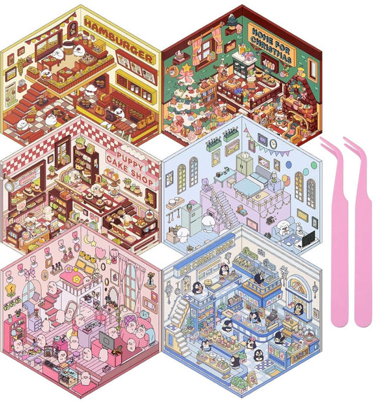 Sticker 3D Scenes | 6 sets