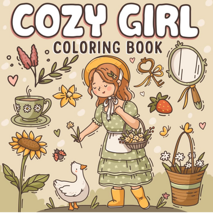 Cozy Girl | Coloring Book