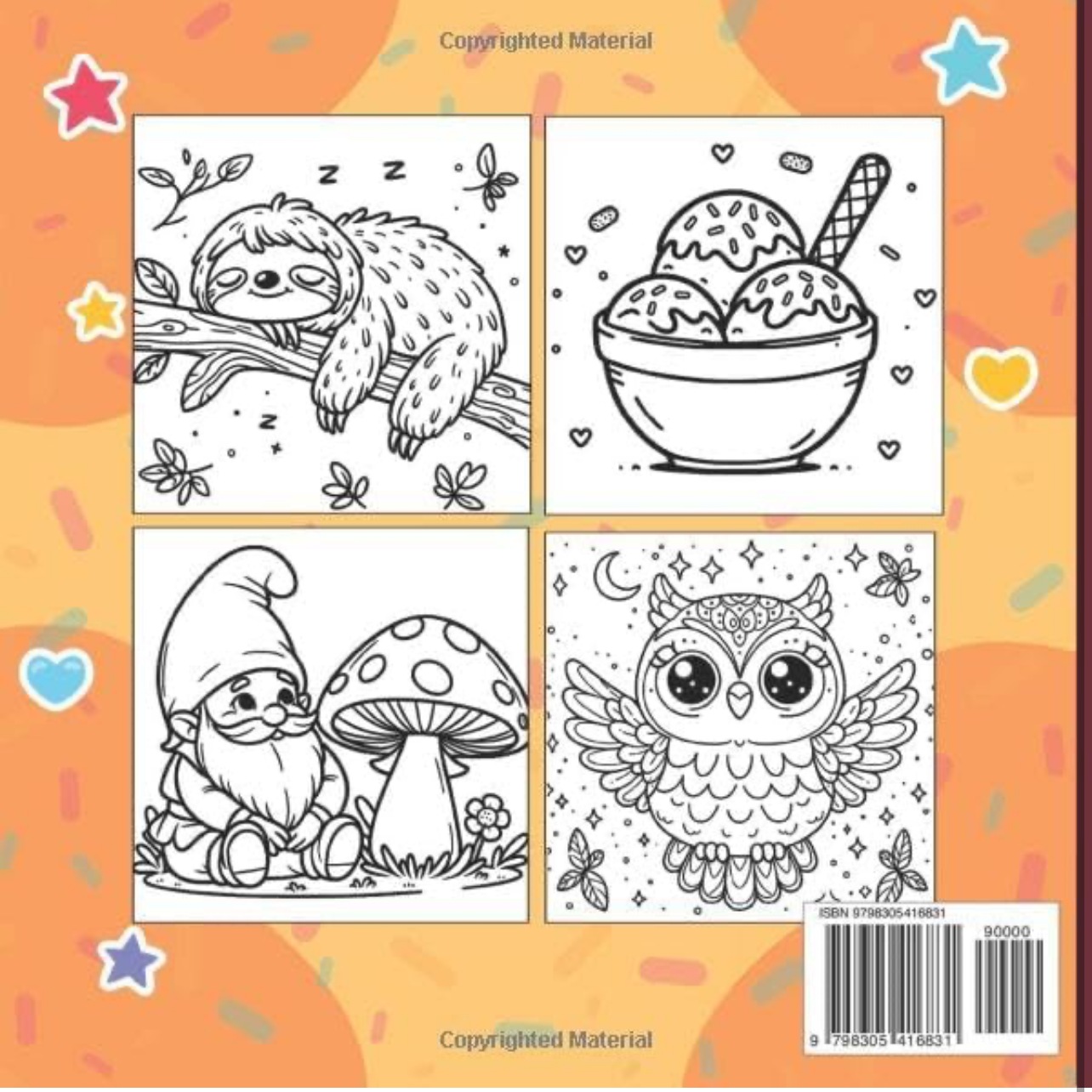 Stress Relief | Bold and Easy Coloring Book