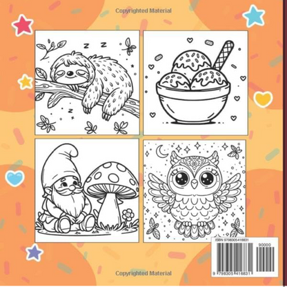 Stress Relief | Bold and Easy Coloring Book