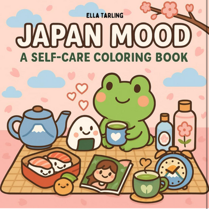 Japan Mood | A Self-Care Coloring Book